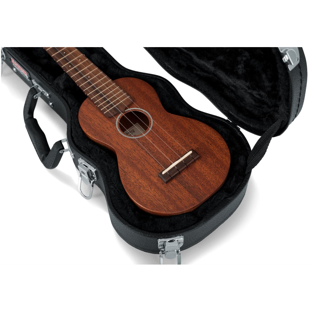 Gator GWE-UKE-SOP Hardshell Wood Case Sopran Ukulele