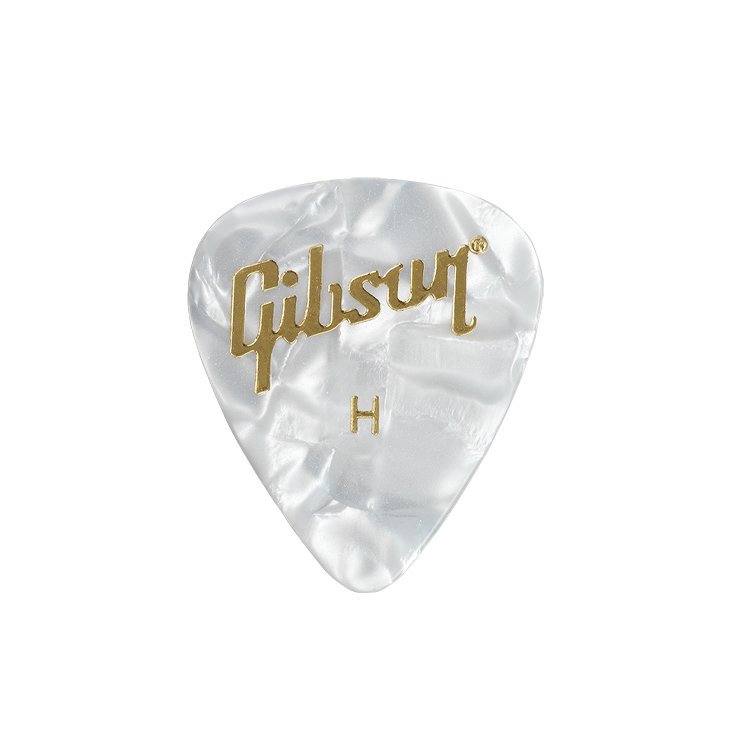 Gibson Pearloid White Picks, 12-Pack, Guitar Picks