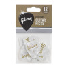 Gibson Pearloid White Picks, 12-Pack, Guitar Picks