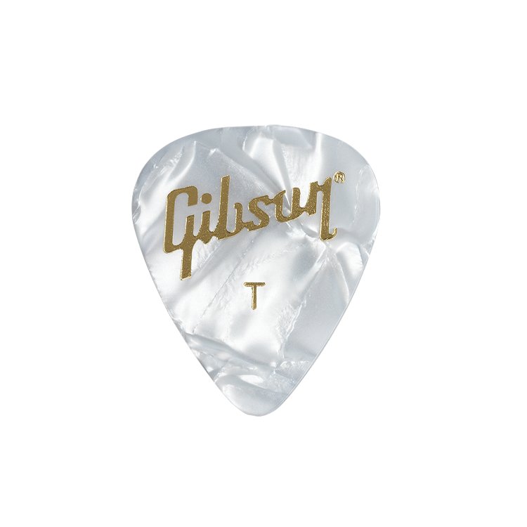 Gibson Pearloid White Picks, 12-Pack, Guitar Picks