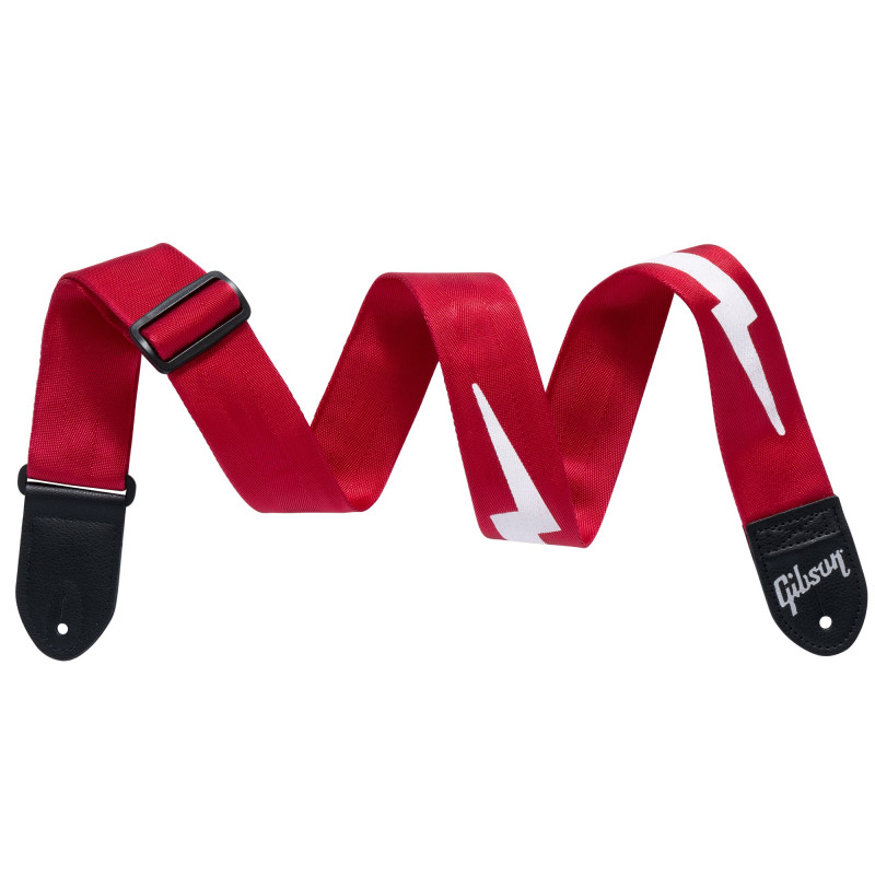 Gibson The Lightning Bolt Seatbelt, Red