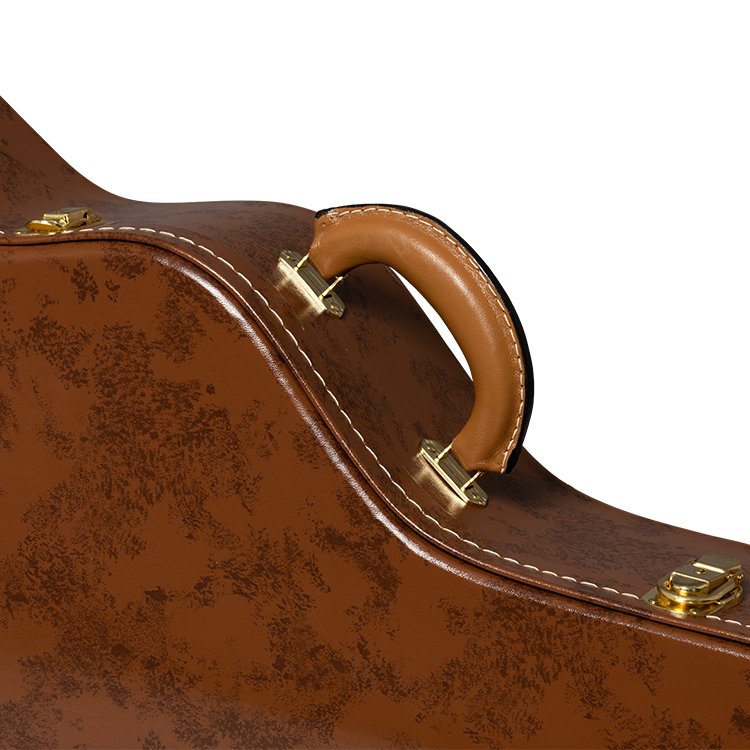 Lifton Historic Hardshell Case, J-185, Brown/Pink