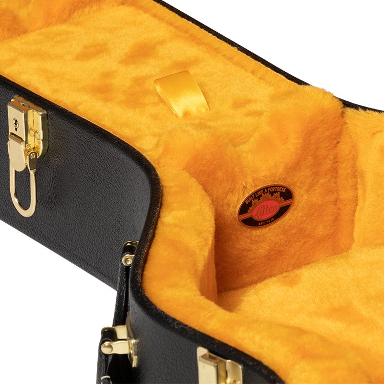Lifton Historic Hardshell Case, ES-335, Black/Goldenrod
