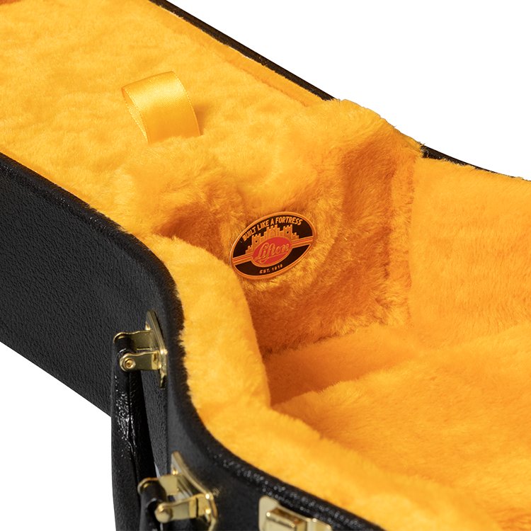 Lifton Historic Hardshell Case, Les Paul, Black/Goldenrod