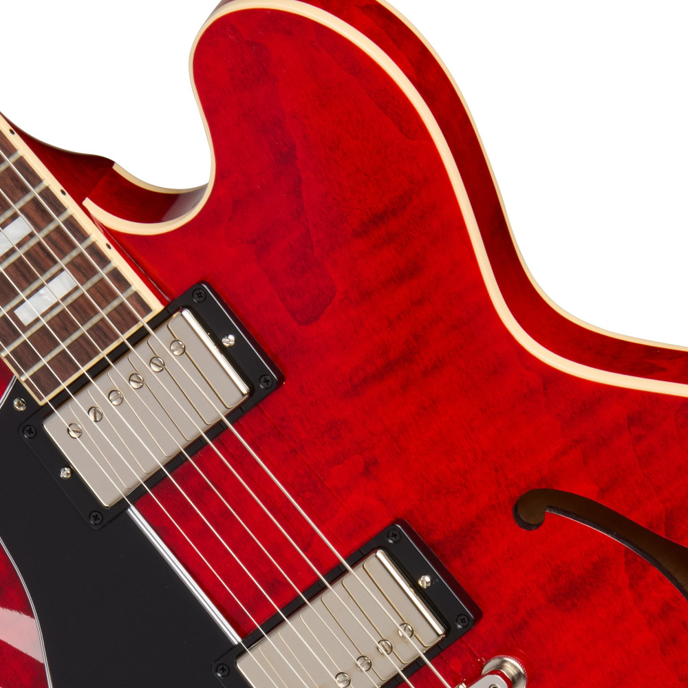 Gibson ES-335 Figured, Left-Handed, Sixties Cherry, 60s Cherry