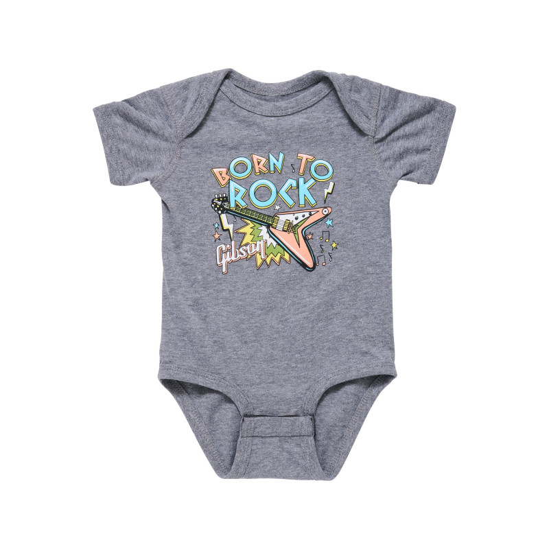 Gibson Born To Rock Baby Onesie