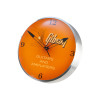 Gibson Vintage Lighted Wall Clock, Kalamazoo Orange, Sign