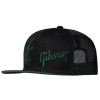 Gibson Slash 'Skully' Trucker Hat, Black & Green