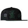 Gibson Slash 'Skully' Trucker Hat, Black & Green