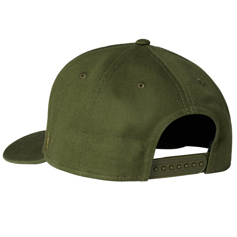Gibson Script Logo Structured Snapback, Olive