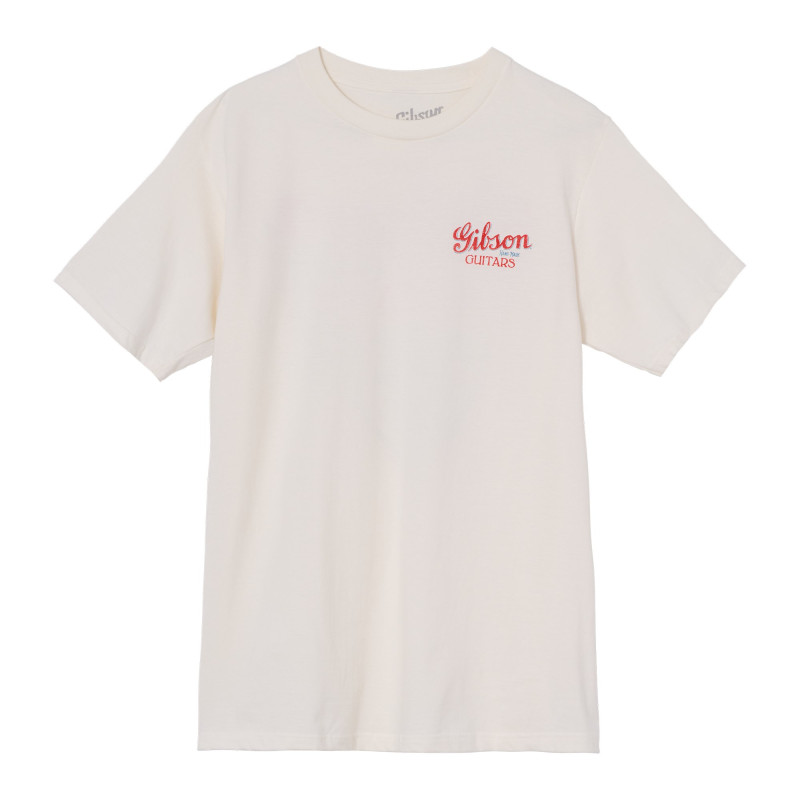 Gibson Superior Sound Tee, Vintage White