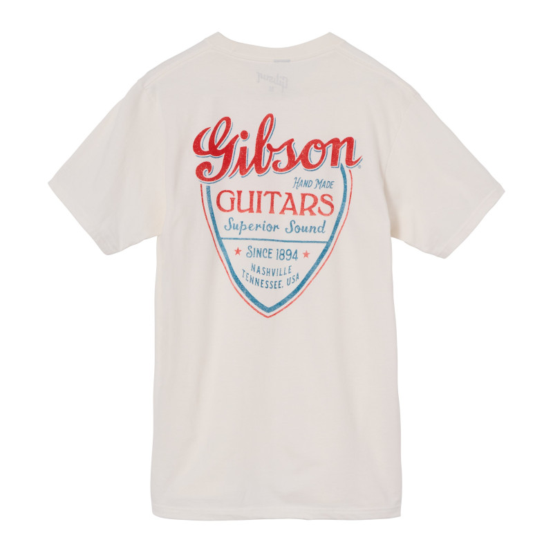 Gibson Superior Sound Tee, Vintage White