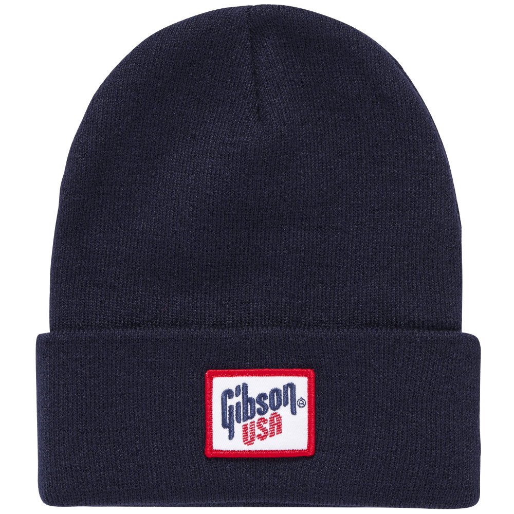 Gibson USA Cuffed Beanie, Navy