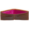 Lifton Leather Wallet, Brown, 50s Brown / Pink