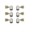 Gibson Deluxe Green Key Tuner Set, Vintage Nickel, Replacement Part