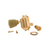 Gibson Deluxe Green Key Tuner Set, Vintage Gold, Replacement Part