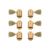 Gibson Deluxe Green Key Tuner Set, Vintage Gold, Replacement Part