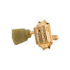 Gibson Deluxe Green Key Tuner Set, Vintage Gold, Replacement Part