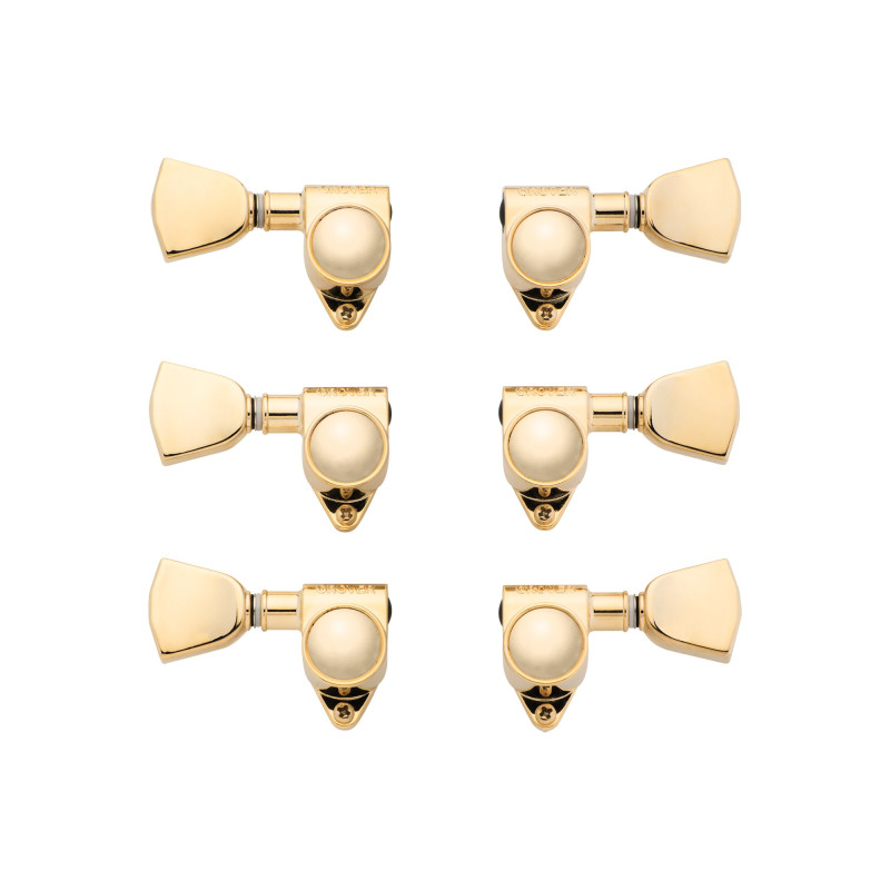 Grover Rotomatic Keystone Tuner Set, Gold, Replacement Part
