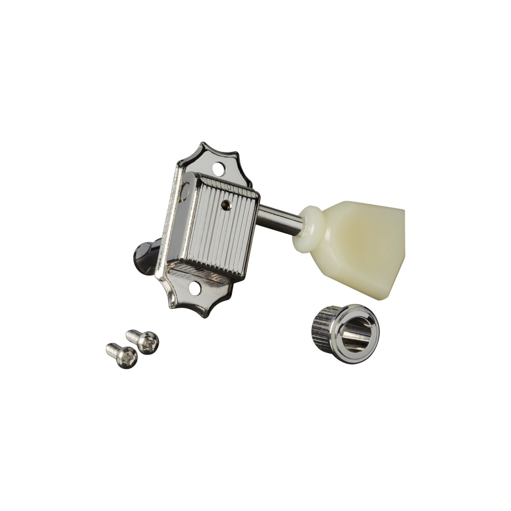 Gibson Deluxe Reissue-Style Tuner Set, Nickel, Replacement Part