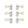 Gibson Deluxe Reissue-Style Tuner Set, Nickel, Replacement Part