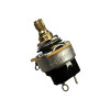 Gibson 500k Ohm Audio Taper Push/Pull Potentiometer, Short Shaft, Replacement Part