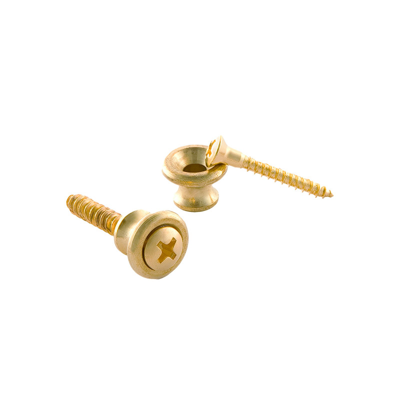 Gibson Strap Buttons, Brass, 2 pcs., Replacement Part