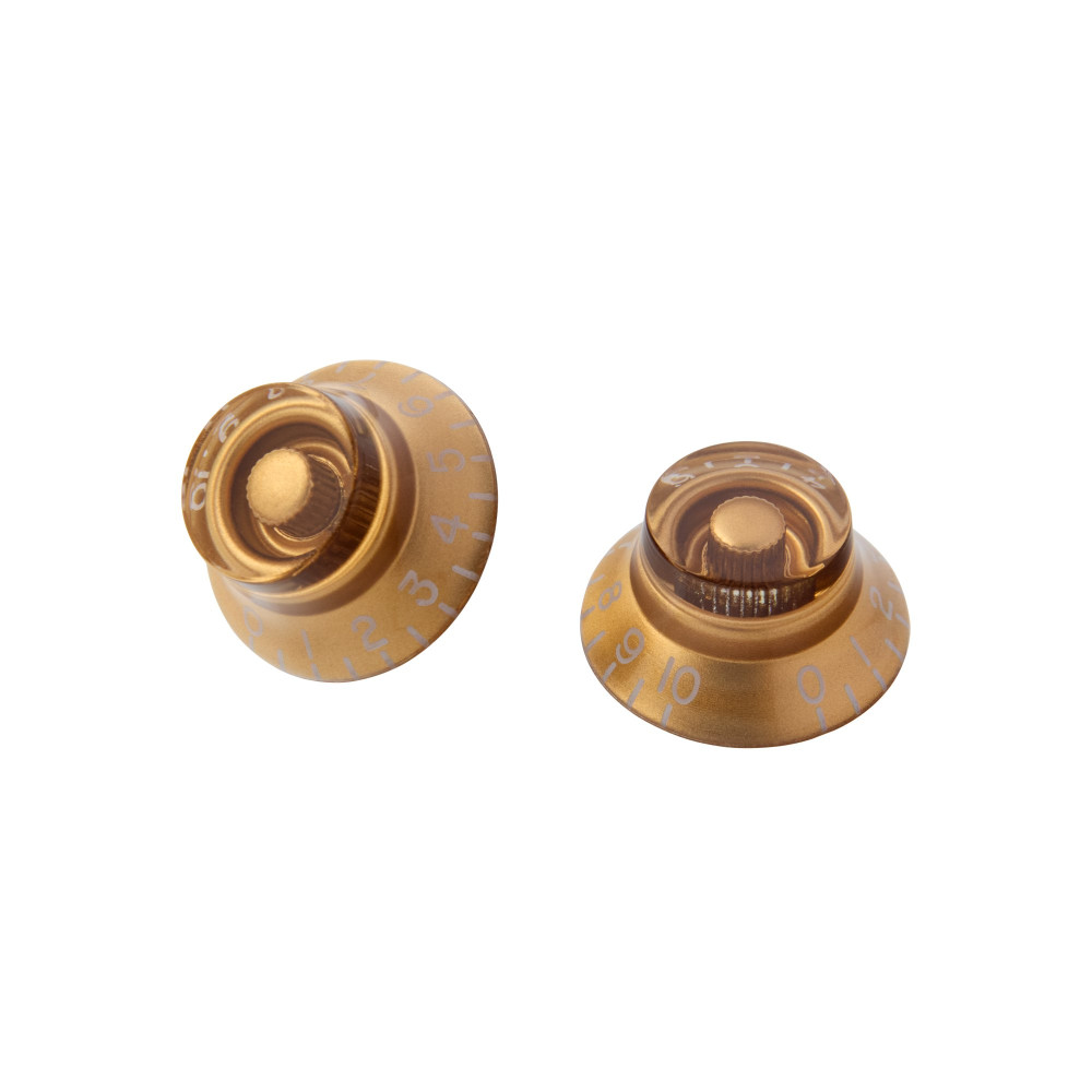 Gibson Top Hat Knobs, Vintage Gold, 4 pack, Replacement Part
