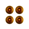 Gibson Top Hat Knobs, Vintage Amber, 4 pack, Replacement Part