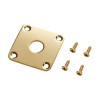 Gibson Metal Jack Plate, Gold, Replacement Part