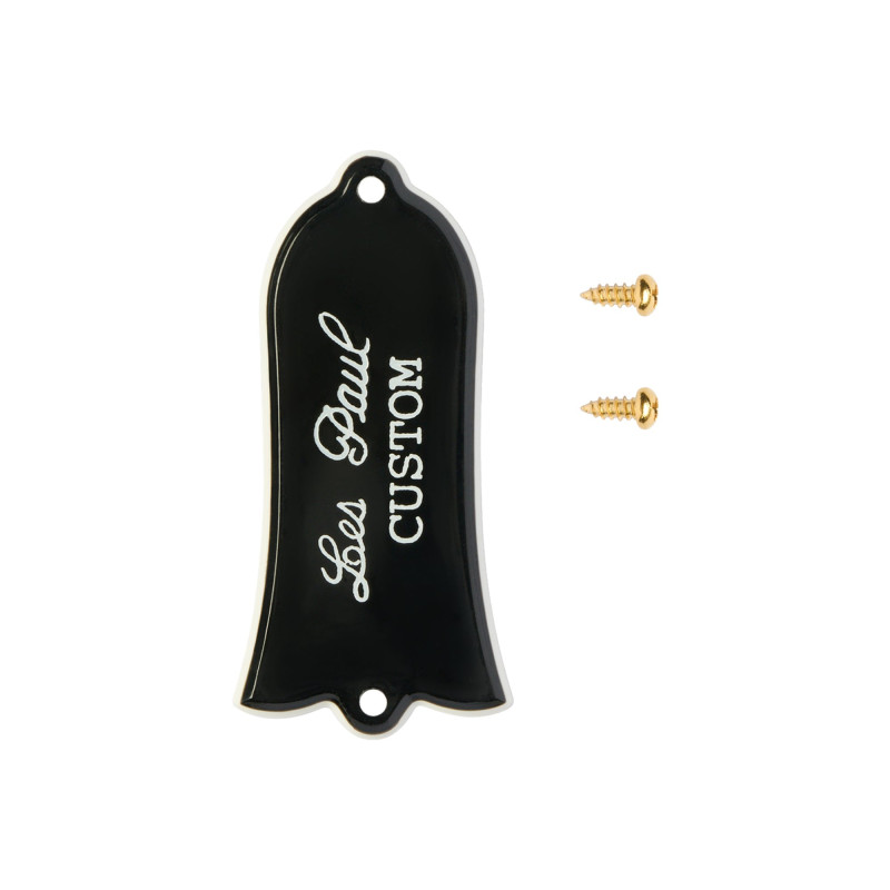 Gibson Truss Rod Cover, Les Paul Custom, Black, Replacement Part