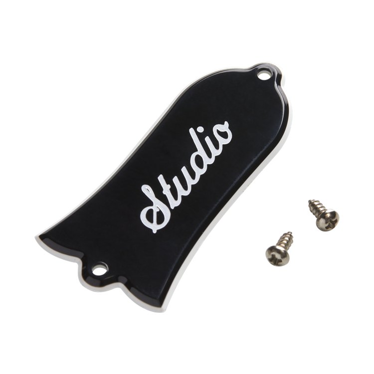 Gibson Truss Rod Cover, Studio, Black, Replacement Part