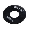 Gibson Toggle Switch Washer, Black with White, Replacement Part
