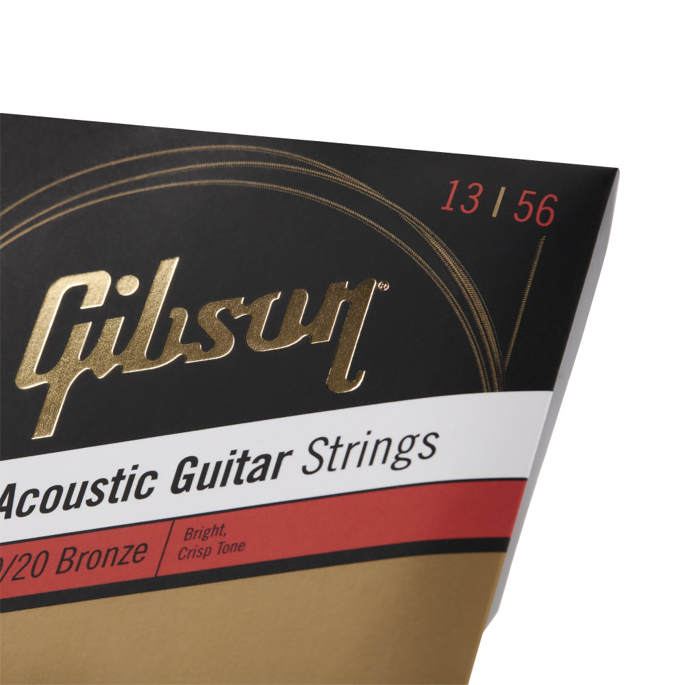 Gibson 80/20 Bronze Acoustic Guitar Strings, Medium Gauge