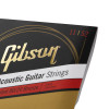 Gibson Coated 80/20 Bronze Acoustic Guitar Strings, Ultra-Light Gauge