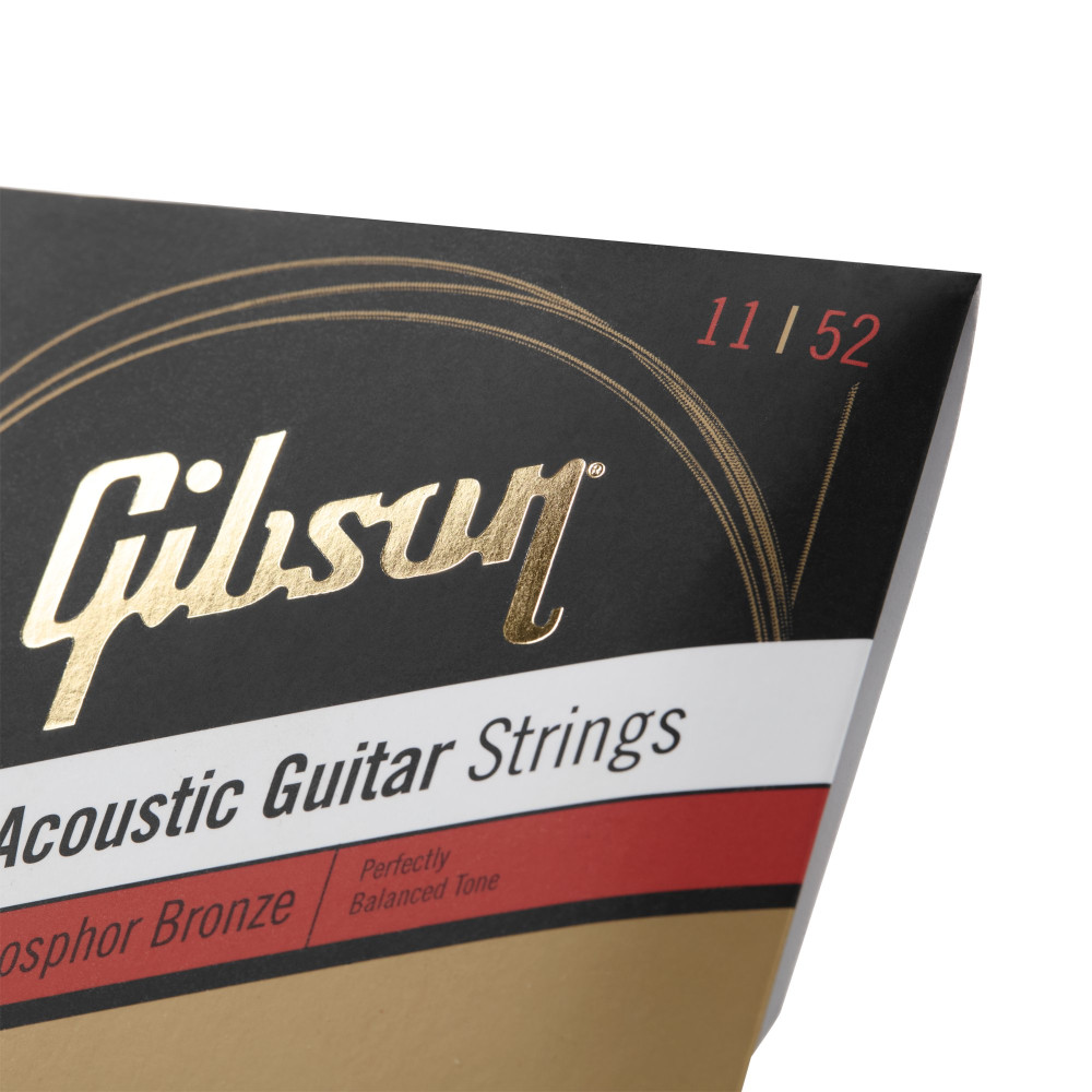 Gibson Phosphor Bronze Acoustic Guitar Strings, Ultra-Light Gauge