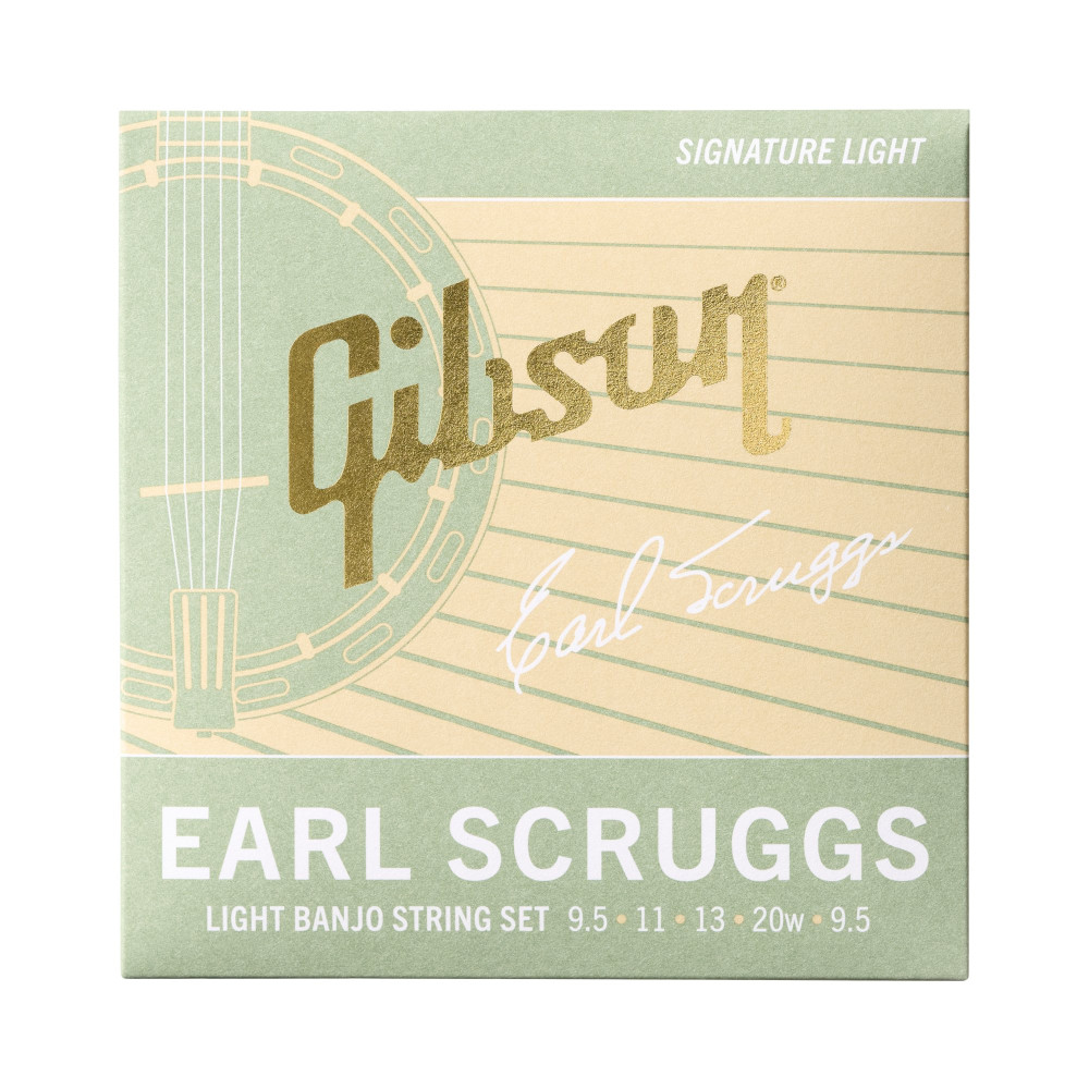 Gibson Earl Scruggs Banjo String Set, Signature Light Gauge