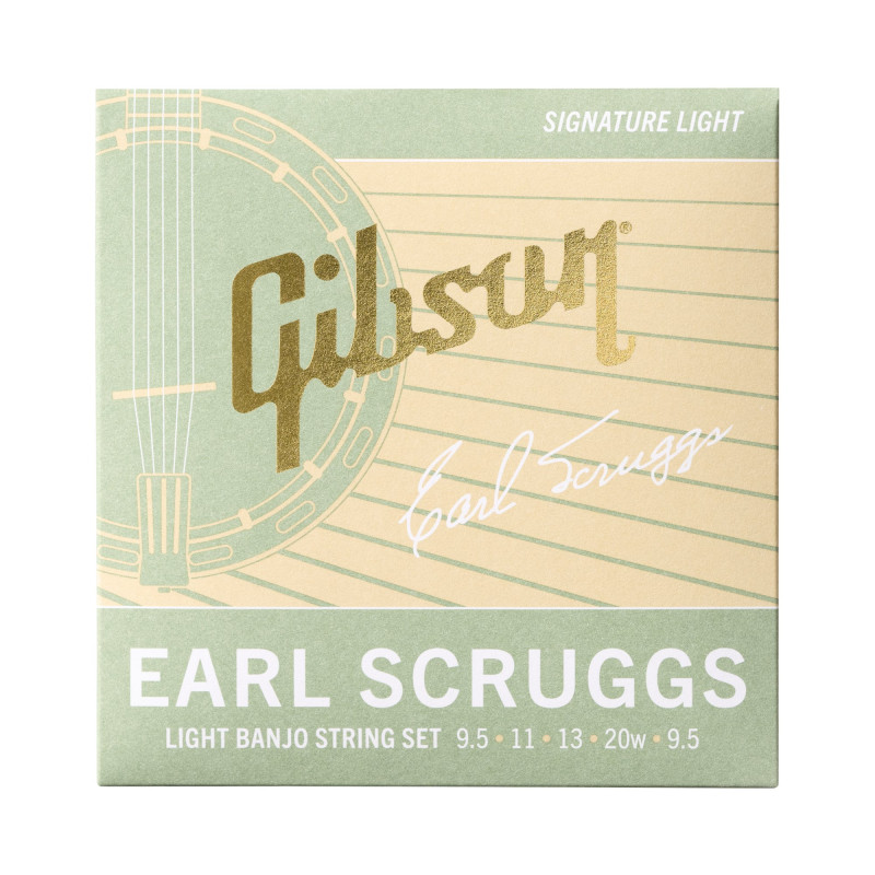 Gibson Earl Scruggs Banjo String Set, Signature Light Gauge