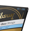 Gibson Flatwound Electric Bass Strings, Long Scale, Medium Gauge