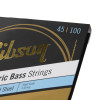 Gibson Flatwound Electric Bass Strings, Short Scale, Medium Gauge
