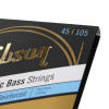 Gibson Brite Wire Electric Bass Strings, Short Scale, Light Gauge