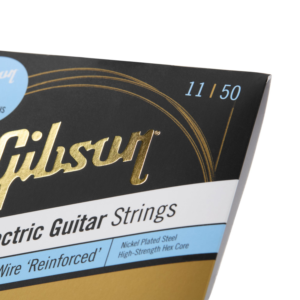 Gibson Brite Wire Reinforced Electric Guitar Strings, Medium Gauge
