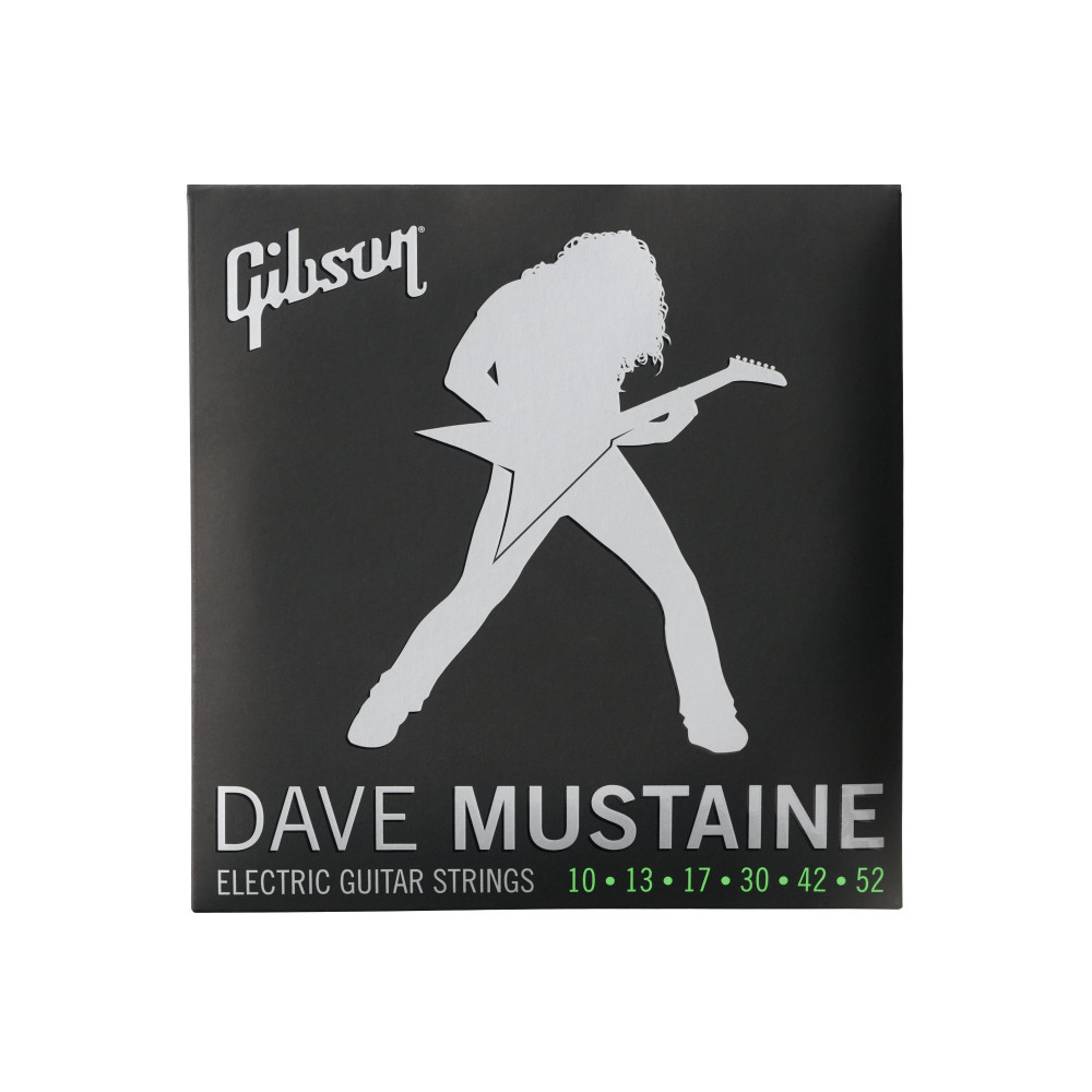 Gibson Dave Mustaine Electric Guitar String Set, Signature Gauge