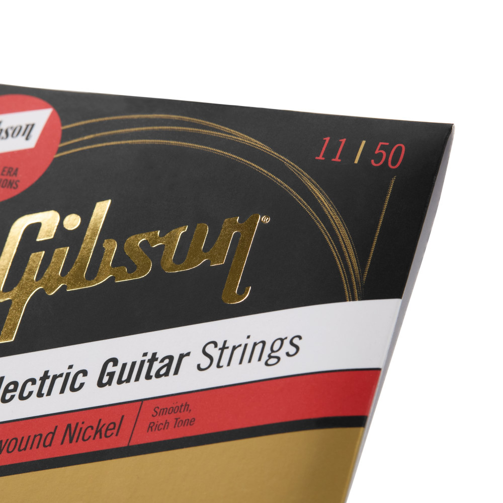 Gibson Flatwound Electric Guitar Strings, Ultra-Light Gauge
