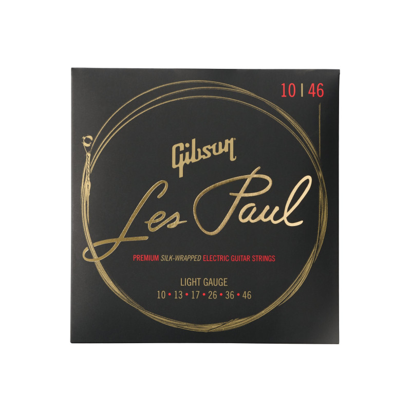 Gibson Les Paul Premium Electric Guitar Strings, Light Gauge