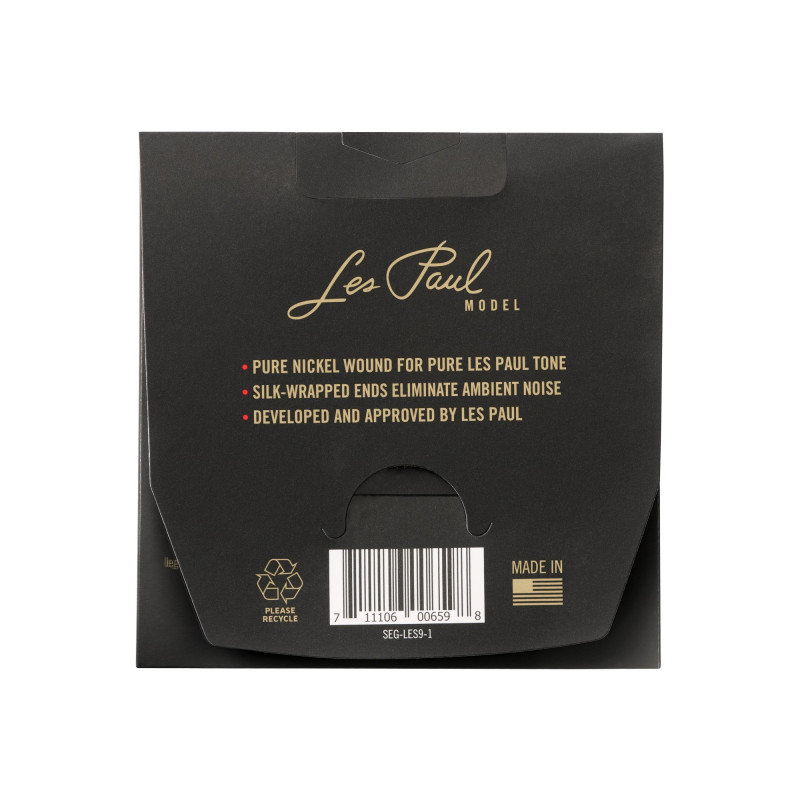 Gibson Les Paul Premium Electric Guitar Strings, Ultra-Light Gauge