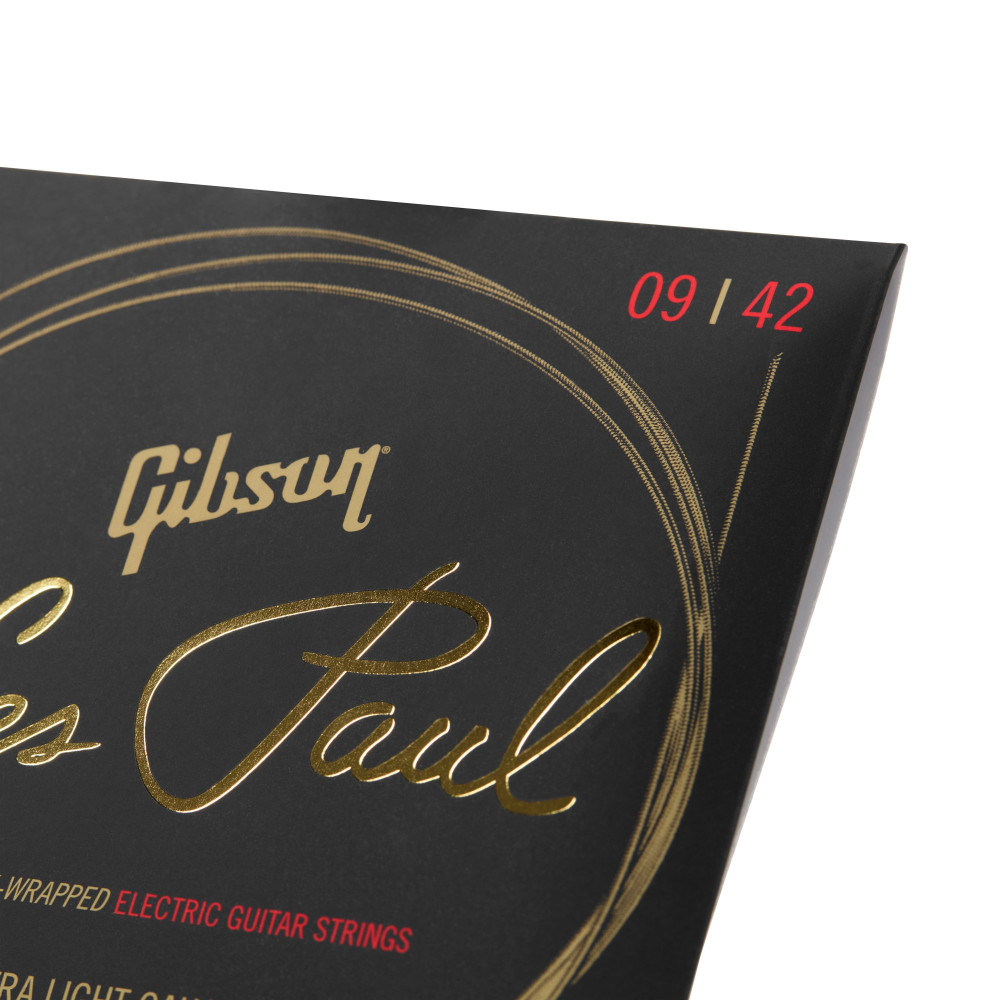 Gibson Les Paul Premium Electric Guitar Strings, Ultra-Light Gauge