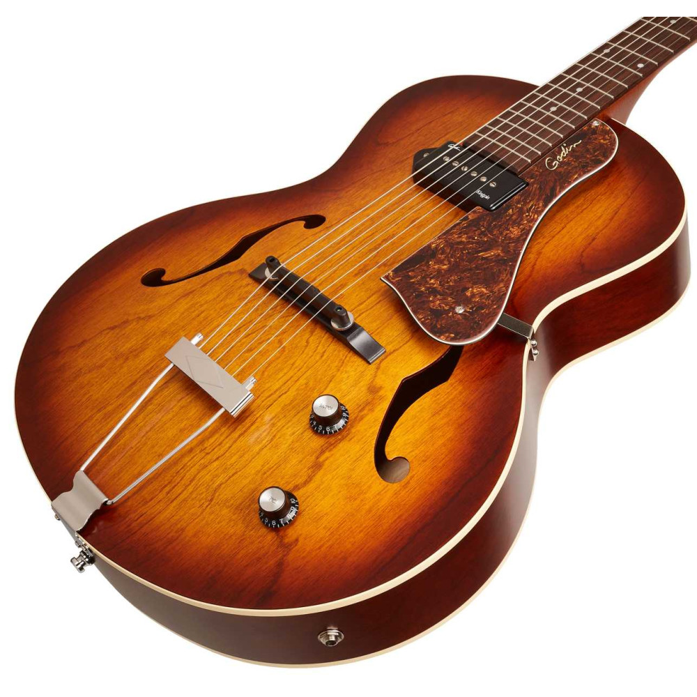 Godin 5th Avenue Kingpin P90 Cognac Burst