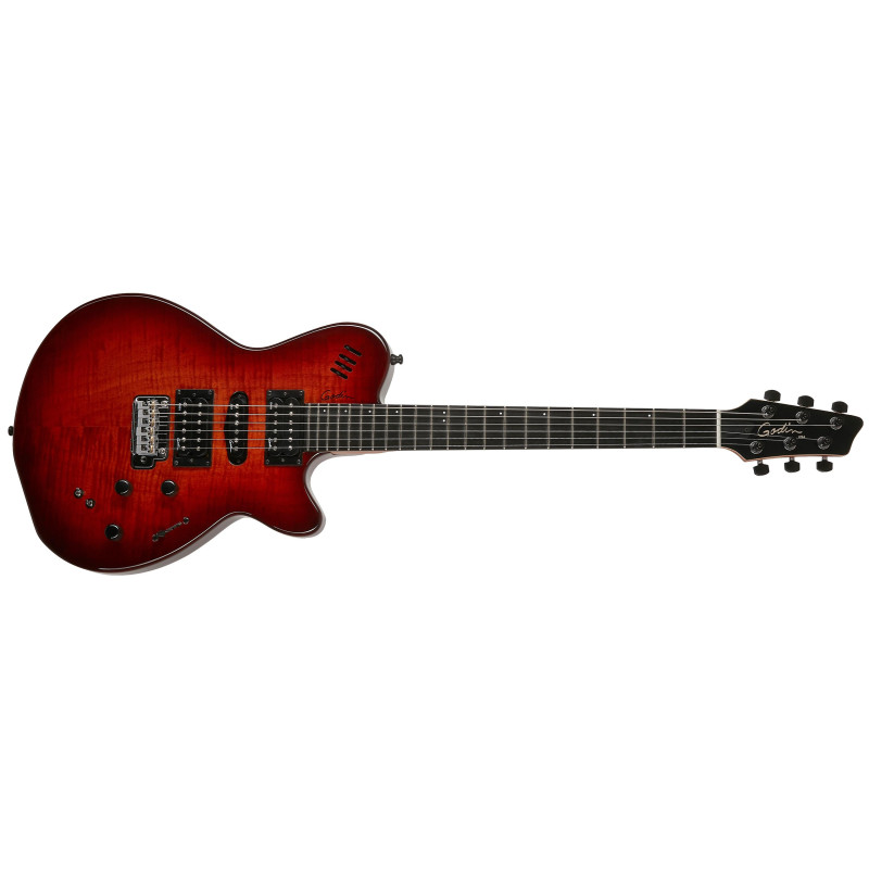 Godin xtSA Light Burst Flame