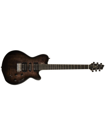 Godin xtSA Trans Black Flame